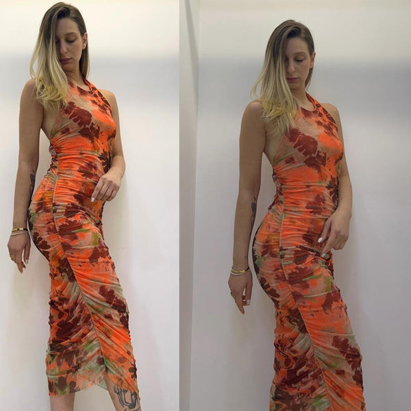 Dress FANTASY arancio