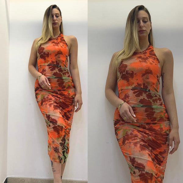 Dress FANTASY arancio