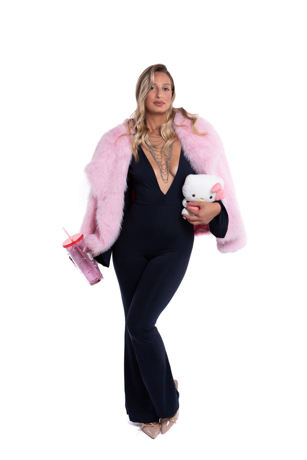 Eco-fur AMANDA rosa