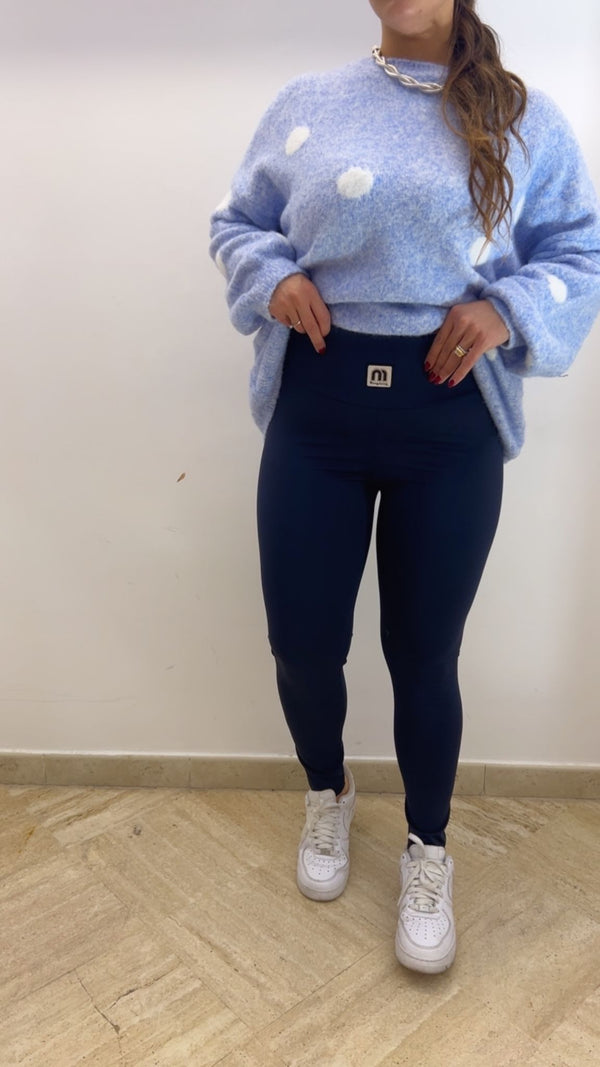 Leggins Blu push up