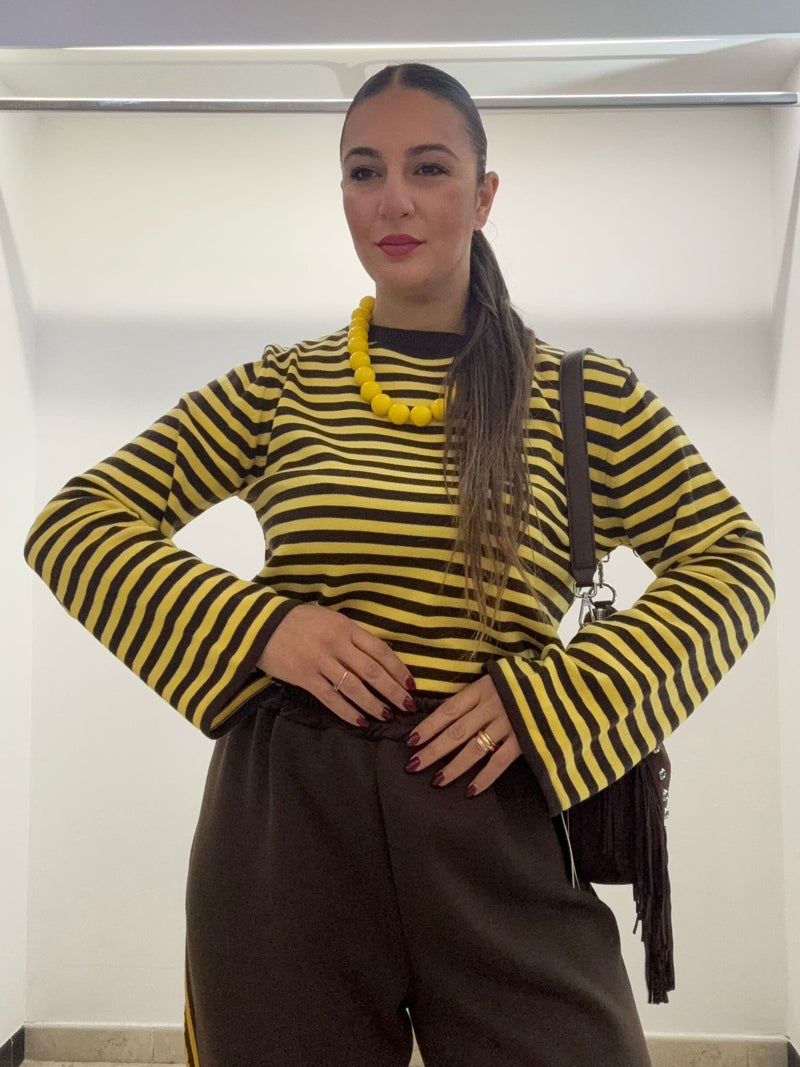 Maglioncino RIGHE manica larga