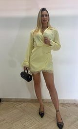 Abito portafoglio con pizzo