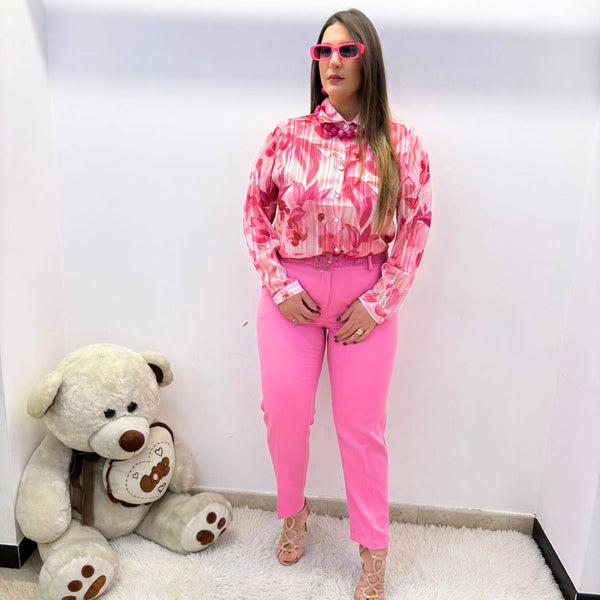 Pantalone SIGARETTA ROSA