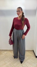 Maglia TERRY bordeaux